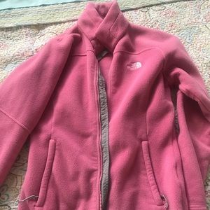 Pink north face fleece
